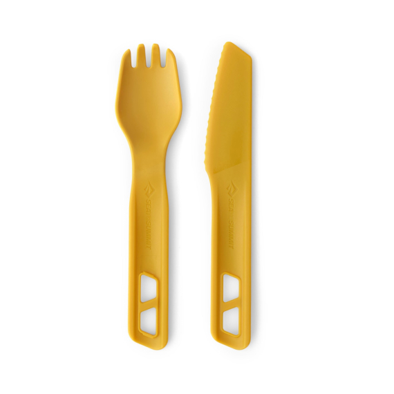 Sea To Summit Passage Cutlery Set 2pcs Yellow dans le groupe Loisirs en plein air / Cuisines camping et ustensiles / Couverts et Accessoires l\'adresse Sportfiskeprylar.se (ACK035021-120901)