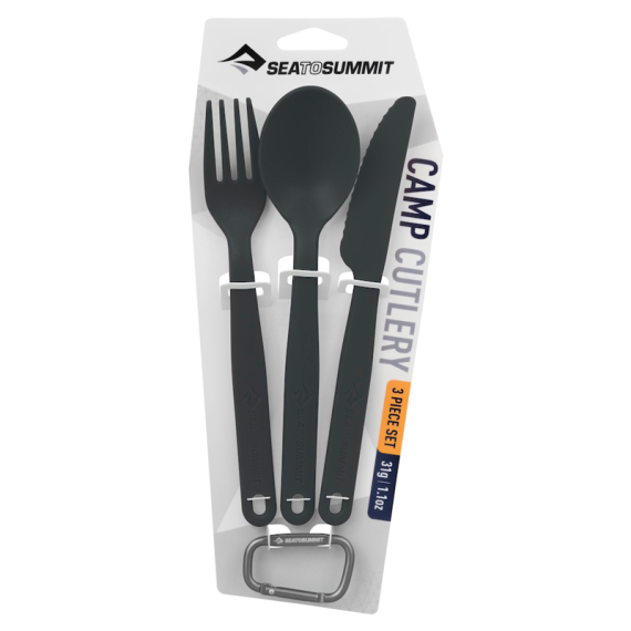 Sea To Summit Cutlery Polypropylen Cutleryset Charcoal dans le groupe Loisirs en plein air / Cuisines camping et ustensiles / Couverts et Accessoires l\'adresse Sportfiskeprylar.se (ACUTLCH)