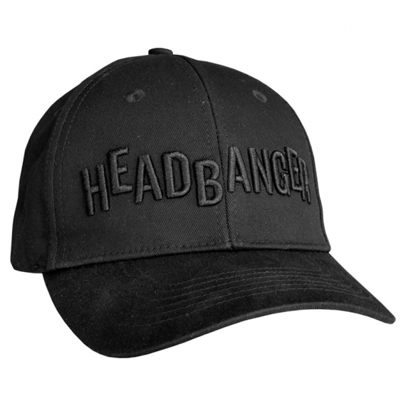 Headbanger Black on Black Flex dans le groupe Habits et chaussures / Casquettes et chapeaux / Casquettes / Casquettes Flexfit l\'adresse Sportfiskeprylar.se (CL-HT-FF-05-SM2r)