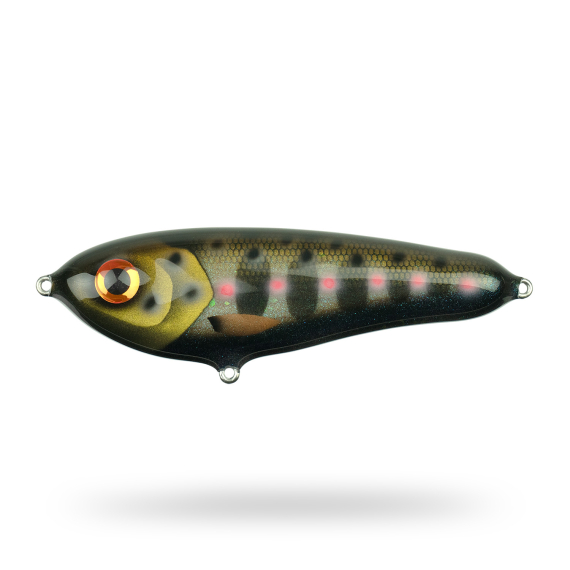 Wolfcreek The Cub 13cm, 60g - Black Smolt UV dans le groupe Leurres / Leures fait main / Jerkbaits fait main l\'adresse Sportfiskeprylar.se (CUBCR175)