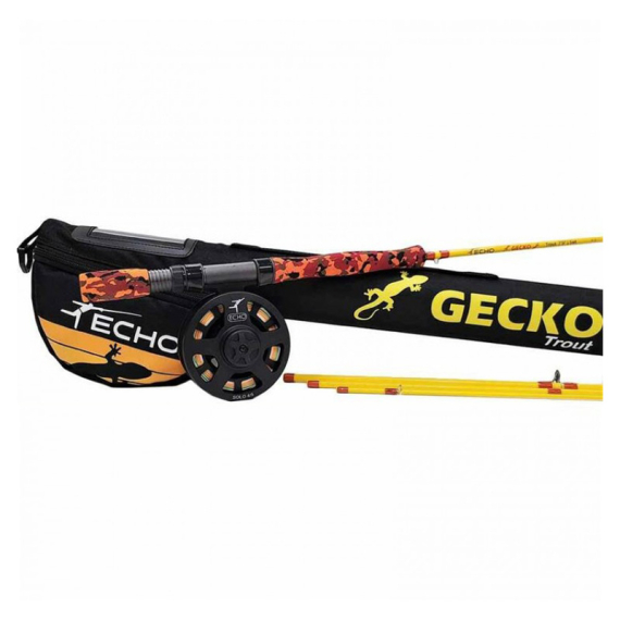 ECHO Gecko Kids Fly Fishing Outfit 7\'9\'\' #5 dans le groupe Combos / Combos de Pêche à la mouche / Jeux de pêche à la mouche à une main l\'adresse Sportfiskeprylar.se (ECHO-GECKOTROUTKIT)