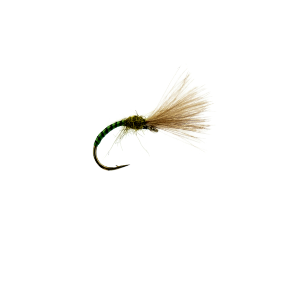 Shuttlecock Quill Emerger Olive # 15 dans le groupe Leurres / Mouches / Mouches sèches l\'adresse Sportfiskeprylar.se (F30-1007-15)