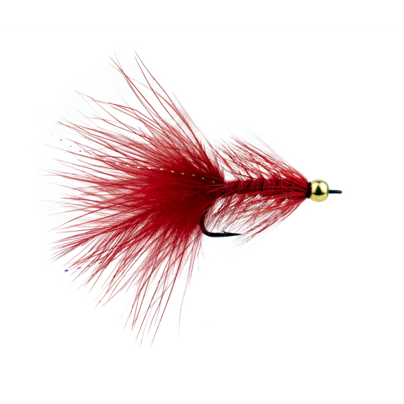 Wolly Bugger BH Red # 6 dans le groupe Leurres / Mouches / Streamers l\'adresse Sportfiskeprylar.se (F30-1055-6)