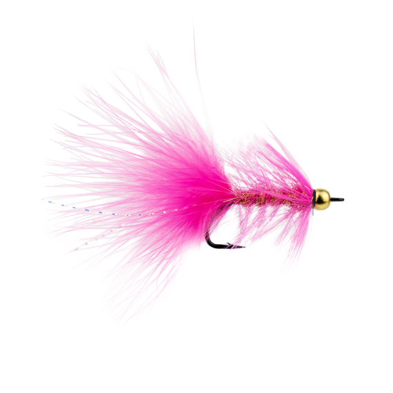 Wolly Bugger BH Pink # 6 dans le groupe Leurres / Mouches / Streamers l\'adresse Sportfiskeprylar.se (F30-1058-6)