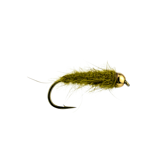 Haröra Olive BH # 12 dans le groupe Leurres / Mouches / Nymphes l\'adresse Sportfiskeprylar.se (F30-1080-12)