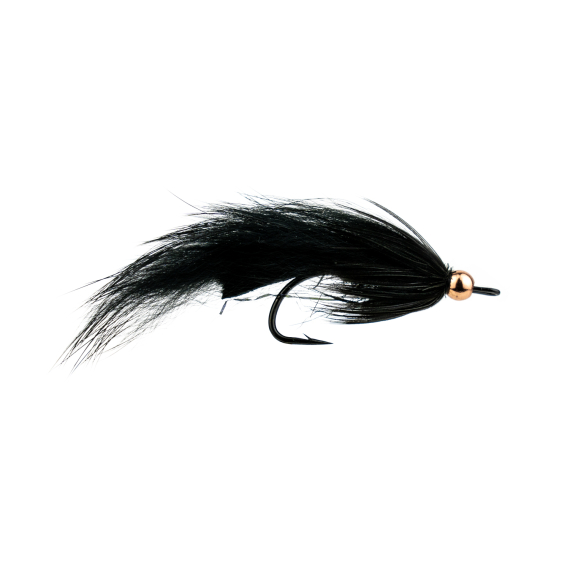 Zonker Black BH # 6 dans le groupe Leurres / Mouches / Streamers l\'adresse Sportfiskeprylar.se (F30-1081-6)