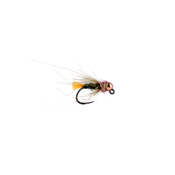 Orange Hot Spot Jig Nymph TB # 12 dans le groupe Leurres / Mouches / Nymphes l\'adresse Sportfiskeprylar.se (F30-1096-12)