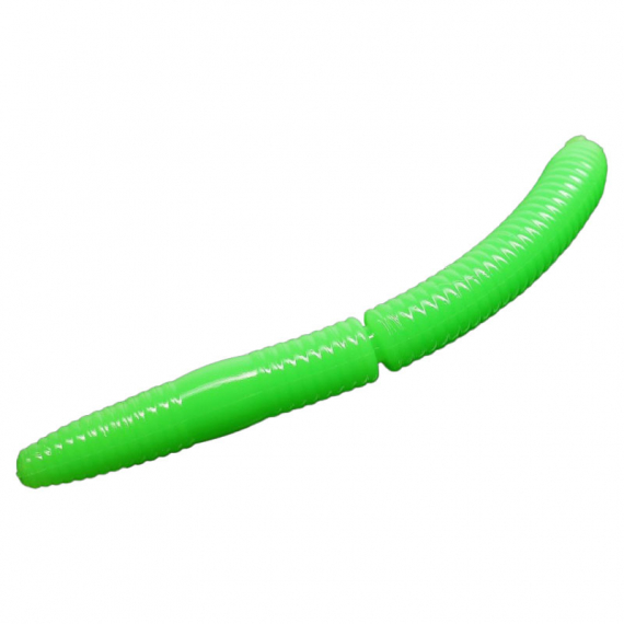 Libra Lures Fatty D\'Worm 75 Krill (8-pack) - Hot Green dans le groupe Leurres / Leurres souples / écrevisses et créatures / Worms l\'adresse Sportfiskeprylar.se (FDW75L8P-026)