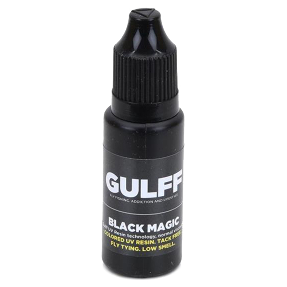 Gulff Black Magic 15ml dans le groupe Outils et accessoires / Super Glue & Epoxy / Colle UV l\'adresse Sportfiskeprylar.se (GU15BLK)