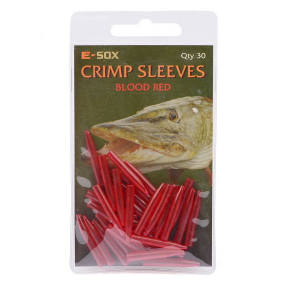 Drennan E-SOX Crimp Sleeves-Blood Red dans le groupe Hameçons et terminal tackle / Accessoires montages / Sleeves et thermoretractables l\'adresse Sportfiskeprylar.se (H582-002)