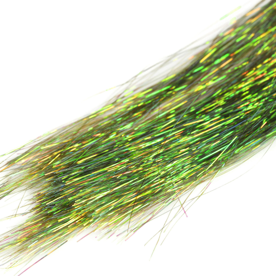 Flashabou Pearl Dyed - olive dans le groupe Hameçons et terminal tackle / Fabrication mouche / Matériel de montage de mouches / Flash et syntétiques l\'adresse Sportfiskeprylar.se (H6969)