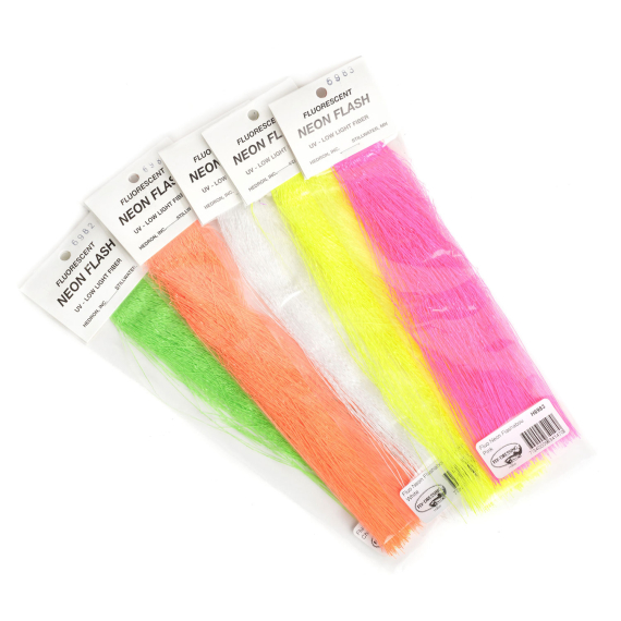 Fluo Neon Flashabou dans le groupe Hameçons et terminal tackle / Fabrication mouche / Matériel fabrication mouche / Flash et syntétiques l\'adresse Sportfiskeprylar.se (H6984r)