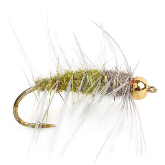 Goldhead Superpuppa Olive size 12 dans le groupe Leurres / Mouches / Nymphes l\'adresse Sportfiskeprylar.se (HF0078-12)