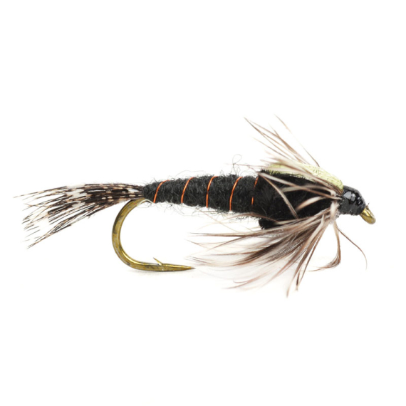 Black Martinez Streamer size 10 dans le groupe Leurres / Mouches / Nymphes l\'adresse Sportfiskeprylar.se (HF1030-10)