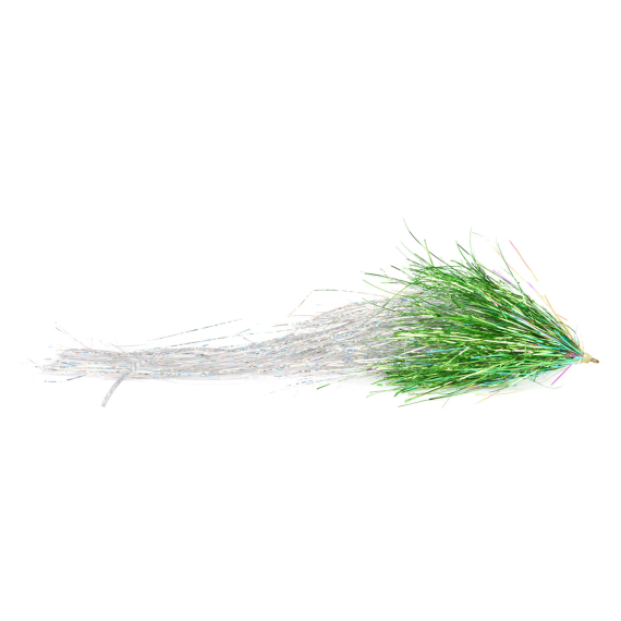 Flashabou Deceiver Green Silver dans le groupe Leurres / Mouches / Canne mouche brochet l\'adresse Sportfiskeprylar.se (HF1190-2)