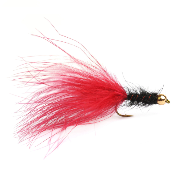 Marabou Streamer Red/Black # 8 dans le groupe Leurres / Mouches / Streamers l\'adresse Sportfiskeprylar.se (HF1243-8)