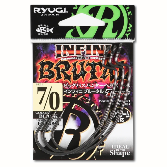 Ryugi Infini Brutal dans le groupe Hameçons et terminal tackle / Hameçons / Hameçons texans l\'adresse Sportfiskeprylar.se (HIB094r)