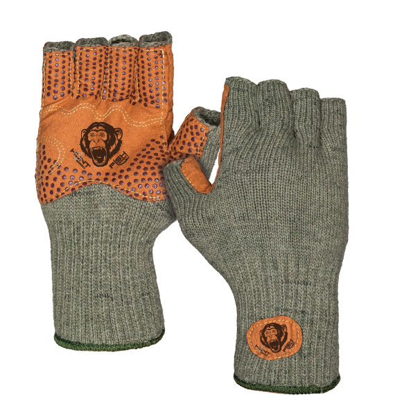 Fish Monkey Wooly Gloves Olive dans le groupe Habits et chaussures / Habits / Gants l\'adresse Sportfiskeprylar.se (HM713-SMr)