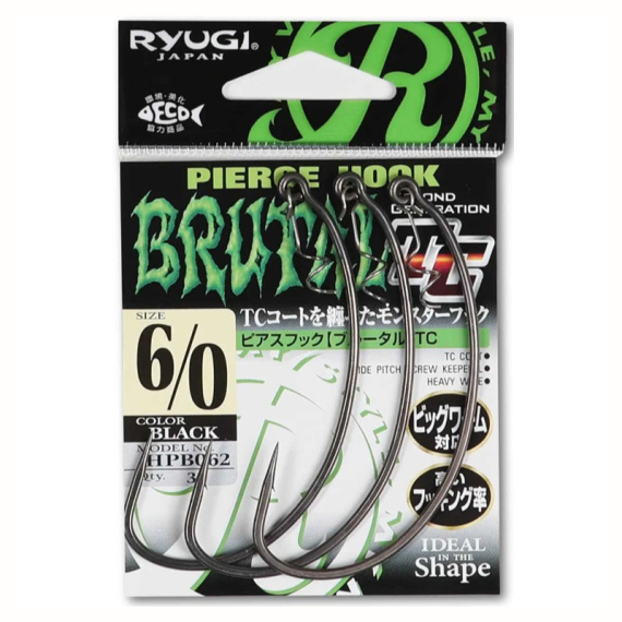 Ryugi Pierce Hook Brutal TC dans le groupe Hameçons et terminal tackle / Hameçons / Hameçons texans l\'adresse Sportfiskeprylar.se (HPB062r)