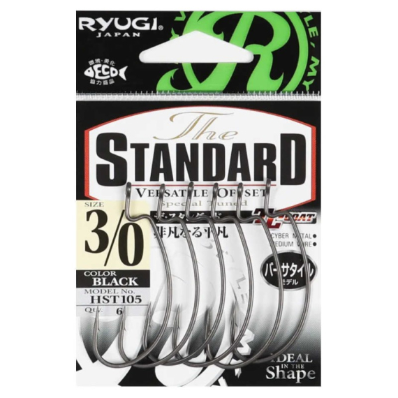 Ryugi The Standard dans le groupe Hameçons et terminal tackle / Hameçons / Hameçons texans l\'adresse Sportfiskeprylar.se (HST105r)