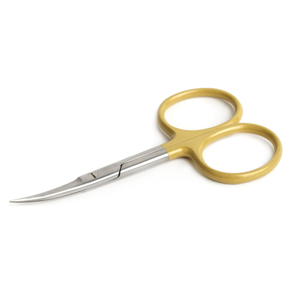 High Grade Scissor Curved 4\'\' Gold dans le groupe Outils et accessoires / Pinces et ciseaux / Ciseaux et coupe-fils l\'adresse Sportfiskeprylar.se (IB-427)