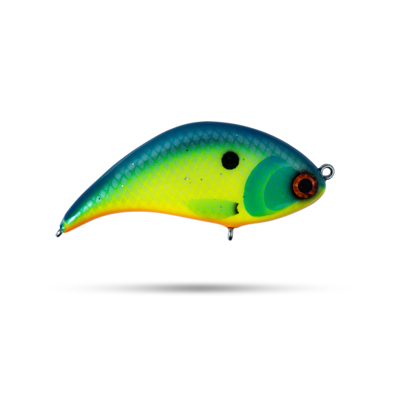 JW Lures Quasimodo Jr 15cm, 100g - Kiwi Shit Shad dans le groupe Leurres / Leures fait main / Swimbaits fait main l\'adresse Sportfiskeprylar.se (JWQSMJR-7)