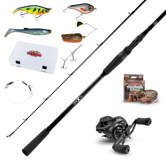 Söder Tackle Lake X Pike Downzise Baitcasting Combo dans le groupe Techniques de pêche / Pêche en spinning / Combos l\'adresse Sportfiskeprylar.se (LAKEXPIKEDOWNSIZESET)