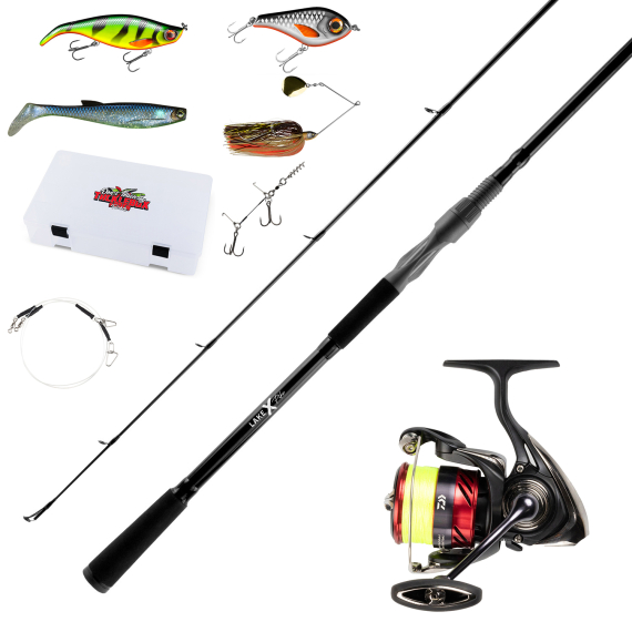 Söder Tackle Lake X Pike Downzise Spinning Combo dans le groupe Combos / Combos spinning l\'adresse Sportfiskeprylar.se (LAKEXPIKESPINNINGDSIZESET)