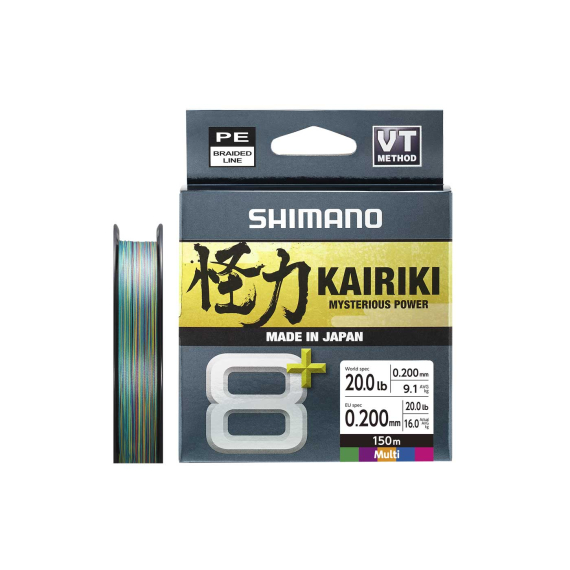 Shimano Kairiki 8+ 150m Multi dans le groupe Lignes / Tresses l\'adresse Sportfiskeprylar.se (LDM58XE0606015Mr)