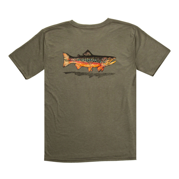 Fishpond Local T-shirt Olive dans le groupe Habits et chaussures / Habits / T-shirts l\'adresse Sportfiskeprylar.se (LS-O-Mr)