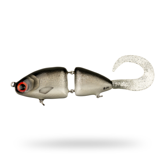 Mälaren Lures Fathead Swimbait 17cm, 125g - Black And White dans le groupe Leurres / Leures fait main / Swimbaits fait main l\'adresse Sportfiskeprylar.se (MLFHS17-5)