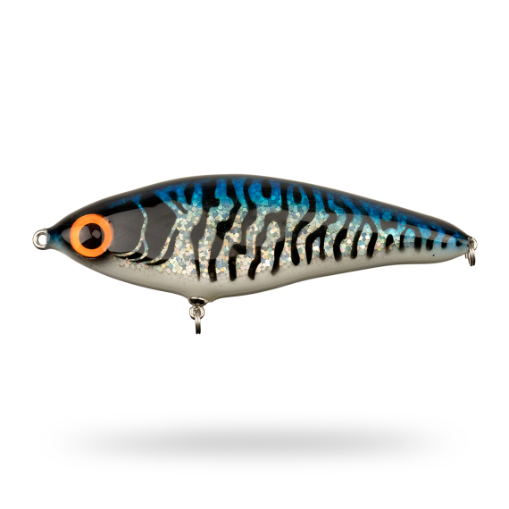 Mälaren Lures Loner 18cm, 100g - Blue Tiger dans le groupe Leurres / Leures fait main / Jerkbaits fait main l\'adresse Sportfiskeprylar.se (MLL18-2)