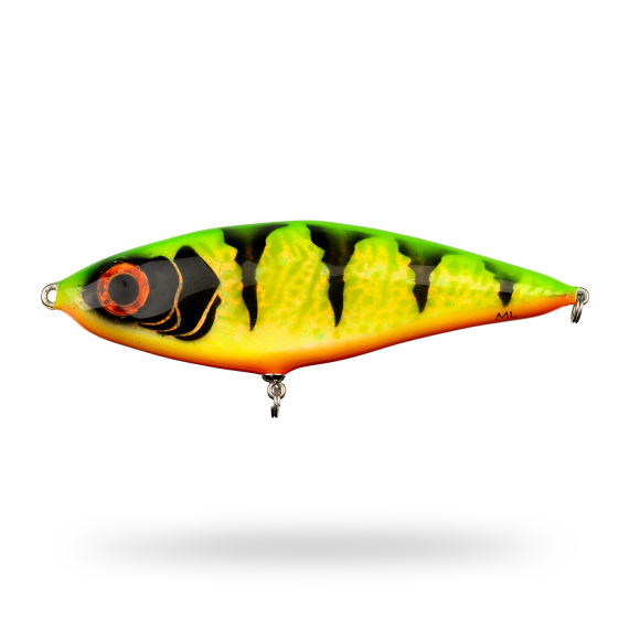 Mälaren Lures Loner 18cm, 100g - Fire Tiger dans le groupe Leurres / Leures fait main / Jerkbaits fait main l\'adresse Sportfiskeprylar.se (MLL18-3)