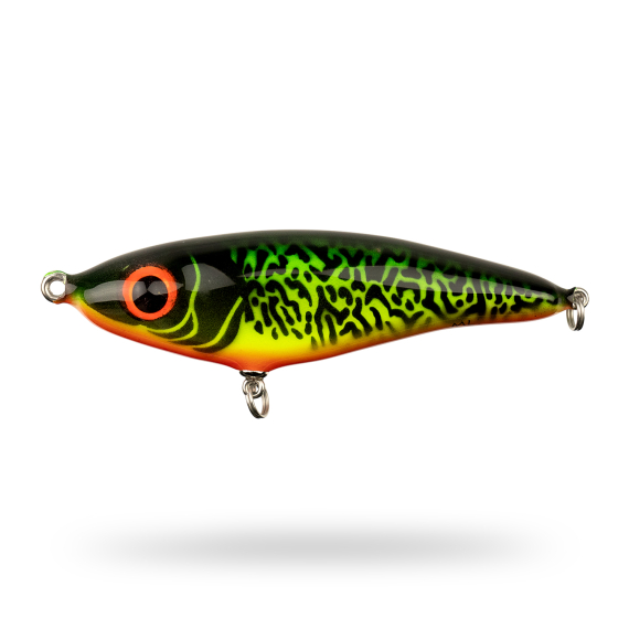 Mälaren Lures Loner Mini 13cm, 60g - Fire Tiger dans le groupe Leurres / Leures fait main / Jerkbaits fait main l\'adresse Sportfiskeprylar.se (MLLM13-5)