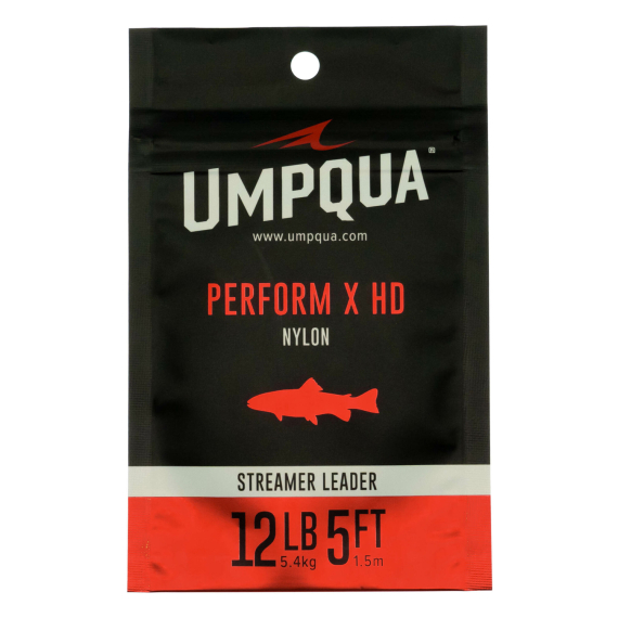 Umpqua Perform X HD Streamer Leader 5ft dans le groupe Hameçons et terminal tackle / Leaders et Bas de ligne / Bas de ligne préfaits / Queues de rat l\'adresse Sportfiskeprylar.se (NFD9386-8lbr)