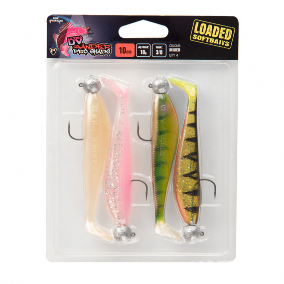 Fox Rage UV Zander Pro Loaded Mix Packs (4-pack) dans le groupe Leurres / Leurres souples / Leurres souples sandre et perche l\'adresse Sportfiskeprylar.se (NMC017r)