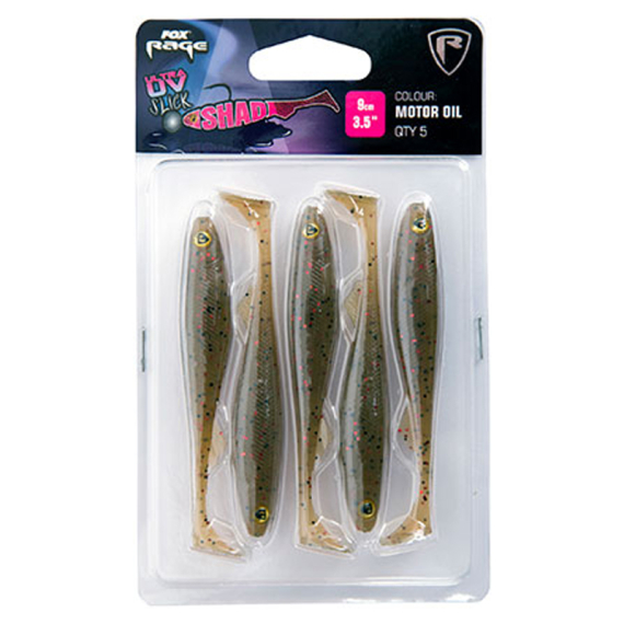 Fox Rage Slick Shad Ultra UV 9 cm 5-pack dans le groupe Leurres / Leurres souples / Leurres souples sandre et perche l\'adresse Sportfiskeprylar.se (NSC029r)