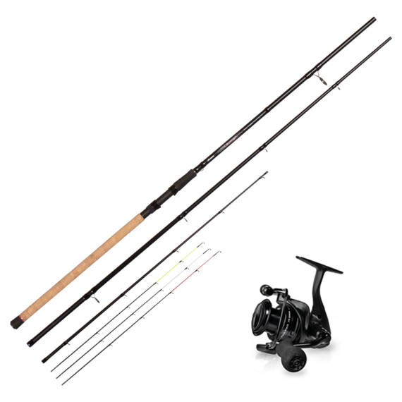 Okuma Ceymar & Pitch Black Feeder Set dans le groupe Combos / Combos specimen l\'adresse Sportfiskeprylar.se (OKUMACEYMARCARBONITE)