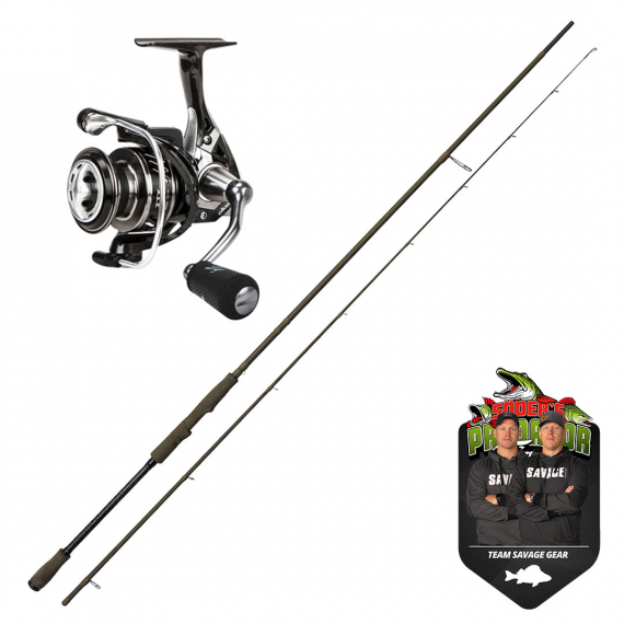 Team Savage Gear The Jonssons PredatorFight Abborrcombo Haspel dans le groupe Techniques de pêche / Pêche en spinning / Combos / Combos spinning l\'adresse Sportfiskeprylar.se (PFSGABBORREHASPEL1)