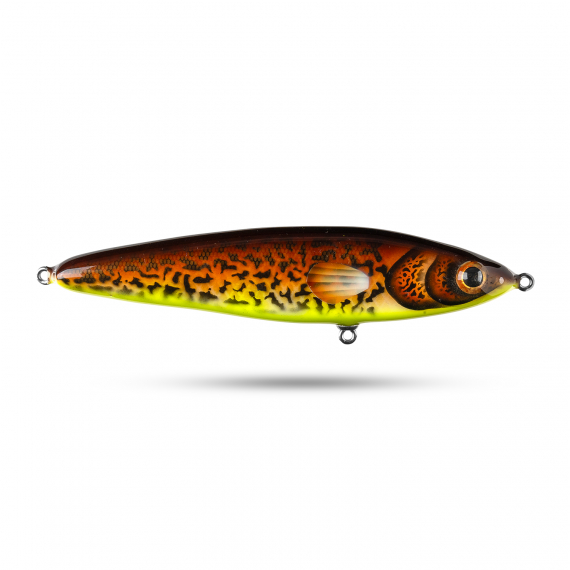 Pineslope Lures Beef Jerky Shallow 22cm, 130g - Hot Burbot dans le groupe Leurres / Leures fait main / Jerkbaits fait main l\'adresse Sportfiskeprylar.se (PSLBJS22-7)