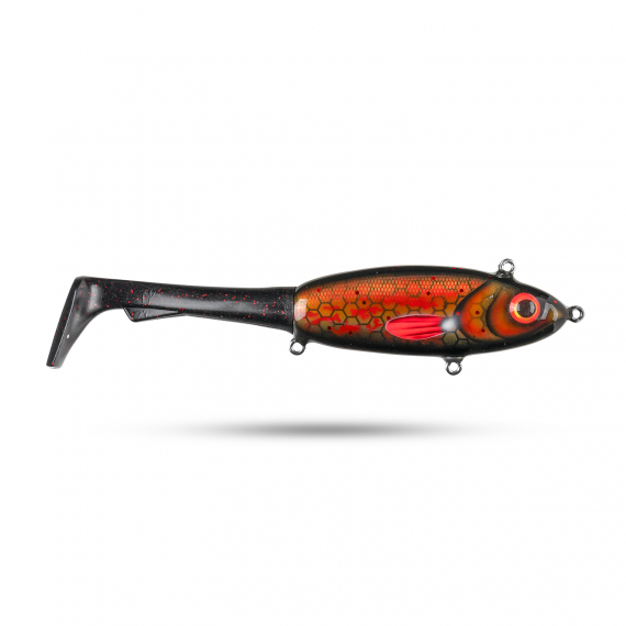 Pineslope Lures Goujon XL Slow Sink 25cm, 130g - Black Knight dans le groupe Leurres / Leures fait main / Tailbaits fait main l\'adresse Sportfiskeprylar.se (PSLGXLSS23-2)