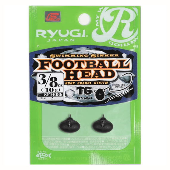 Ryugi Football Tungsten Sinker dans le groupe Hameçons et terminal tackle / Plombs et poids / Autres plombs et poids l\'adresse Sportfiskeprylar.se (SFH086r)