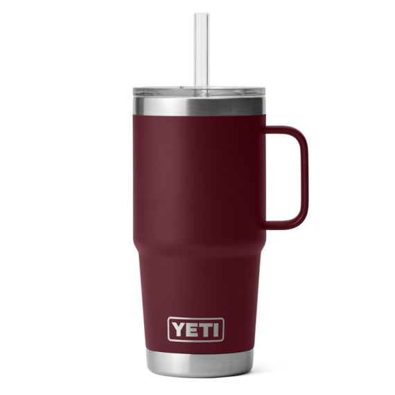 Yeti Rambler 25 Oz Straw Mug 2.0 - Wild Vine Red dans le groupe Loisirs en plein air / Cuisines camping et ustensiles / Thermos / Mugs Thermos l\'adresse Sportfiskeprylar.se (SKU-2326-24H2WR)