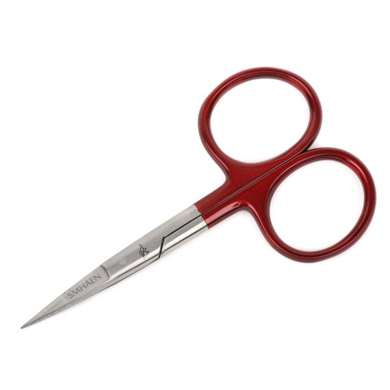 SMHAEN Scissor Straight 4\'\' Tungsten Carbide Red dans le groupe Outils et accessoires / Pinces et ciseaux / Ciseaux et coupe-fils l\'adresse Sportfiskeprylar.se (SM-112)