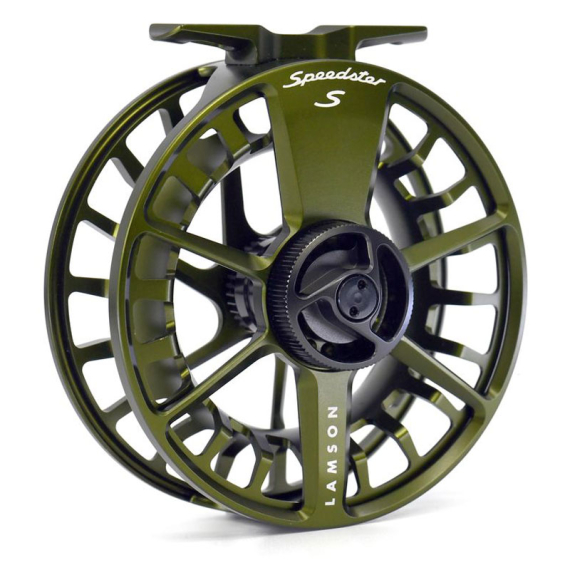 Lamson Speedster S-Series Fly Reel Olive Green dans le groupe Moulinets / Moulinets mouche et bobines suplémentaires / Moulinets mouche l\'adresse Sportfiskeprylar.se (SPS-3PLUSREEL-Ogr)