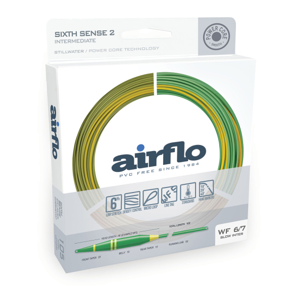 Airflo Sixth Sense Fast Intermediate Fly Line dans le groupe Lignes / Soies / Soies une main l\'adresse Sportfiskeprylar.se (SS2-WF5-6FI-TGr)