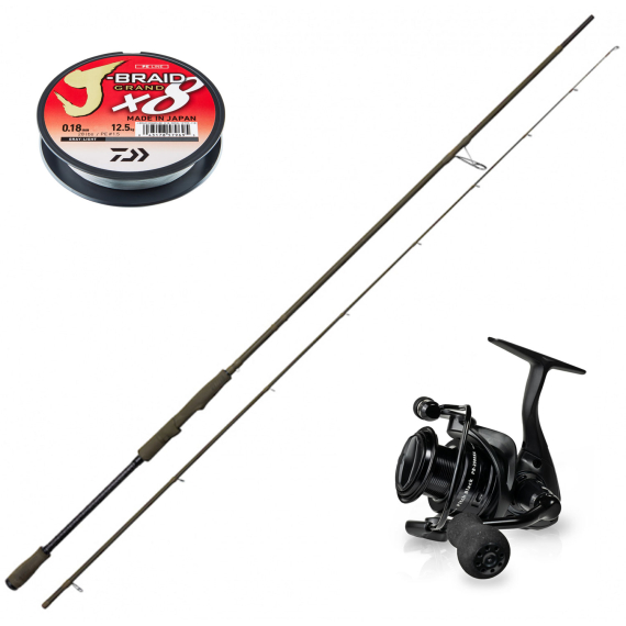 Okuma Pitch Black V2 Savage Gear SG4 Pike Combo dans le groupe Techniques de pêche / Pêche en spinning / Combos / Combos spinning l\'adresse Sportfiskeprylar.se (SSPSET-17)