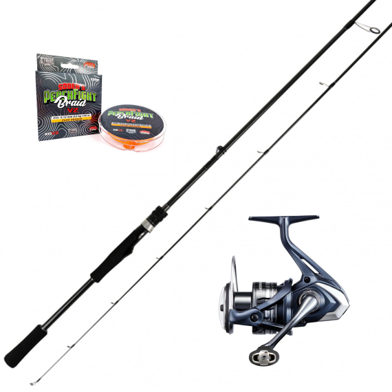 Shimano Miravel Lunker Stick Perch Combo dans le groupe Techniques de pêche / Pêche en spinning / Combos / Combos spinning l\'adresse Sportfiskeprylar.se (SSPSET-24)