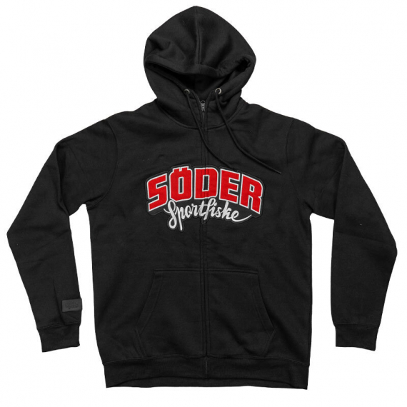 Söder Sportfiske Zip-Hood Black dans le groupe Habits et chaussures / Habits / Sweats / Hoodies l\'adresse Sportfiskeprylar.se (SW2083BLSS-Sr)