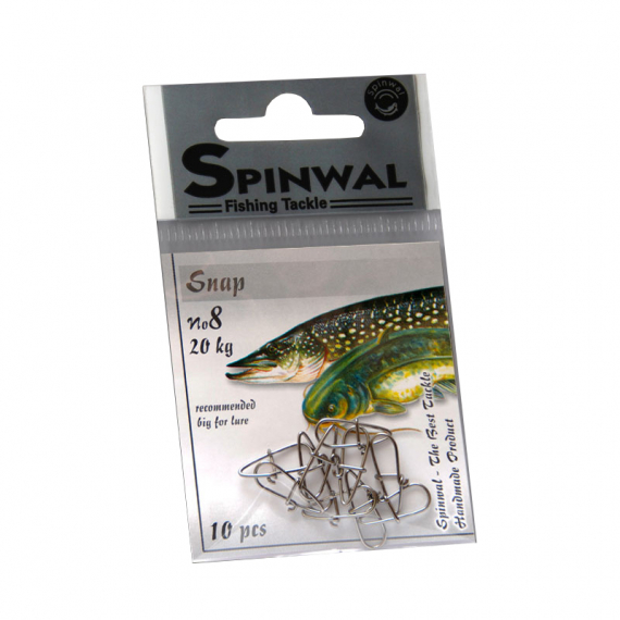 Spinwal Snap (5/10-pack) dans le groupe Hameçons et terminal tackle / Agrafes / Agrafes l\'adresse Sportfiskeprylar.se (SWBLr)